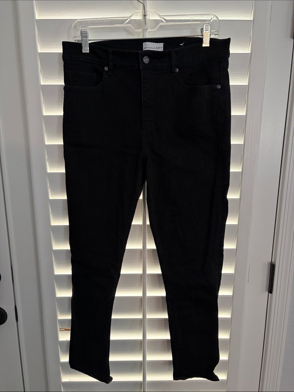 LOFT Black Skinny Jeans